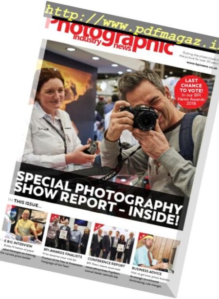 British Photographic Industry News – March 2018 Cover