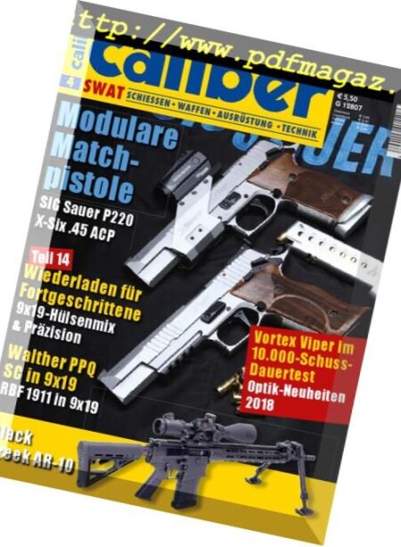 Caliber SWAT Germany – April 2018 Cover