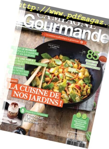 Campagne Gourmande – mars 2018 Cover