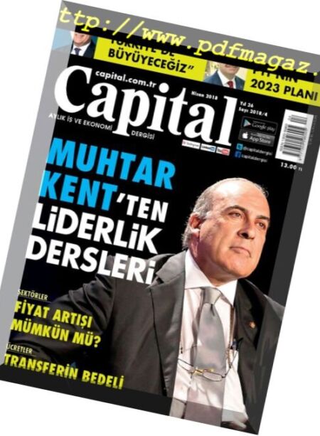 Capital Turkey – Nisan 2018 Cover
