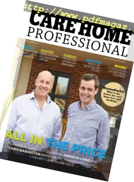 Care Home Professional – April 2018 Cover