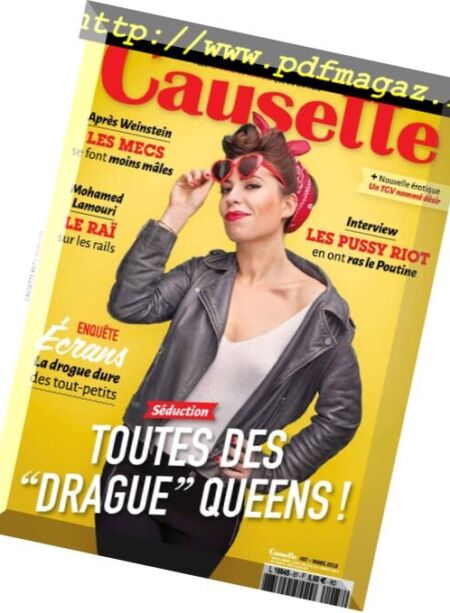 Causette – mars 2018 Cover