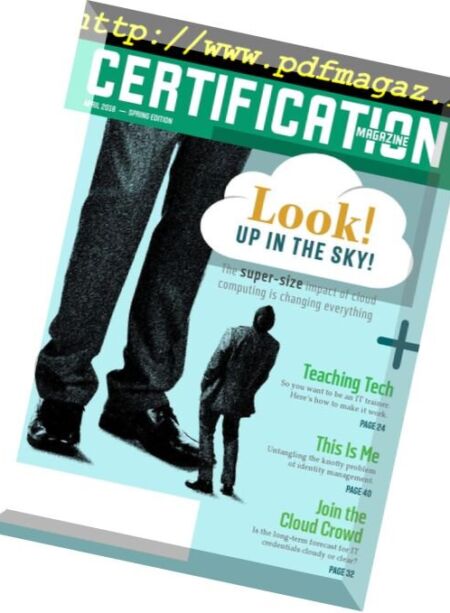 Certification – April 2018 Cover