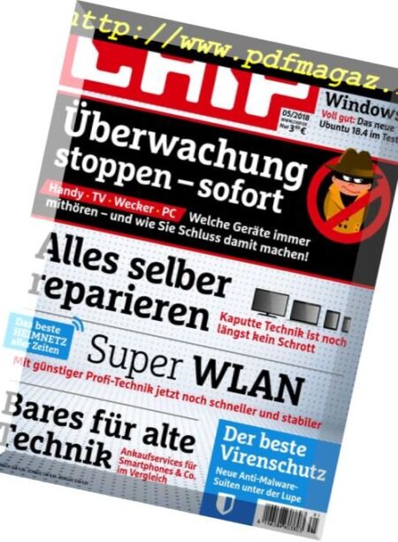 Chip Germany – Mai 2018 Cover