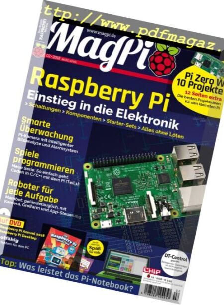 Chip MagPi – Marz-April 2018 Cover