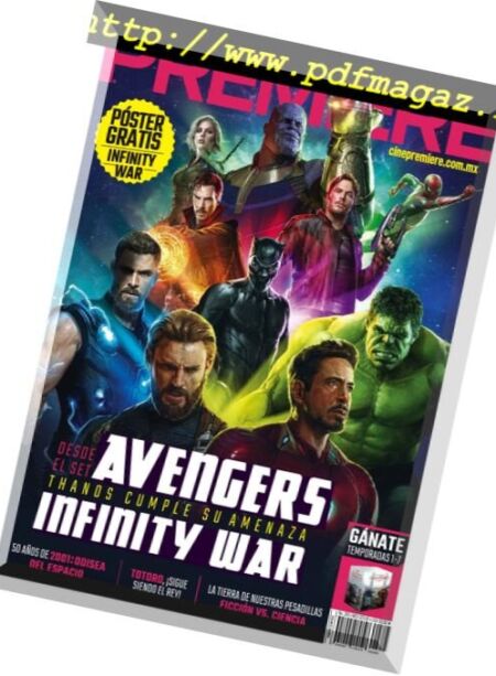 Cine Premiere – abril 2018 Cover