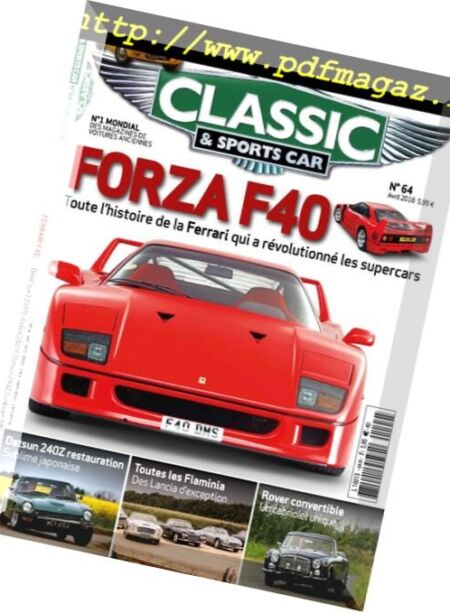 Classic & Sports Car France – mars 2018 Cover