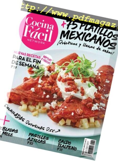 Cocina Facil – abril 2018 Cover