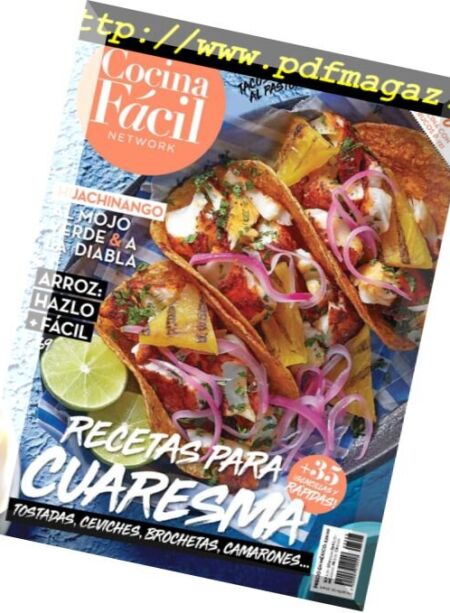 Cocina Facil Mexico – abril 2018 Cover