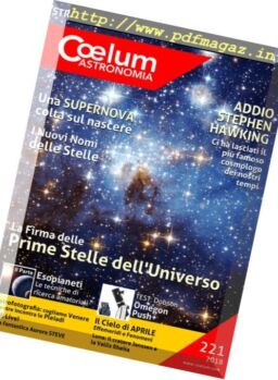 Coelum Astronomia – N 221, 2018