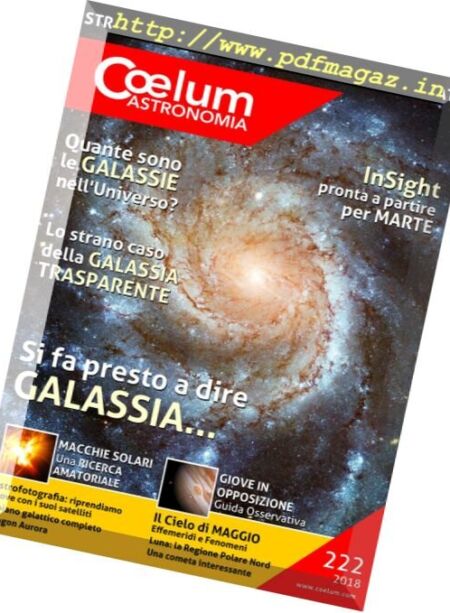 Coelum Astronomia – N 222, 2018 Cover