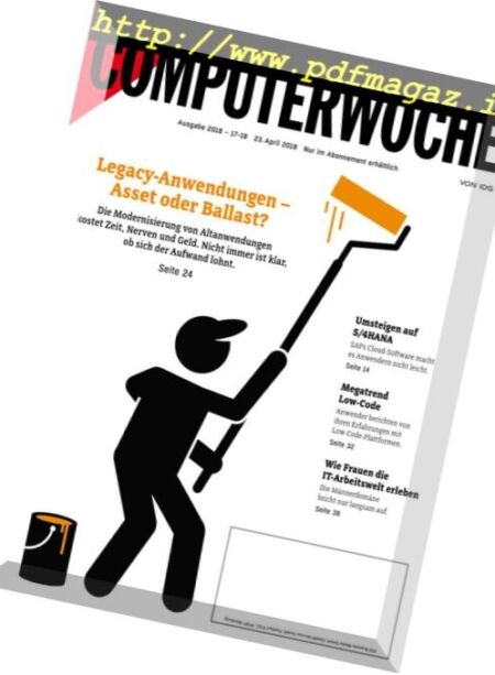Computerwoche – 22 April 2018 Cover