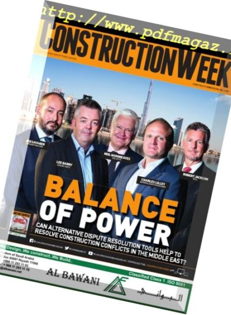 Construction Week Middle East – 31 March 2018 Cover