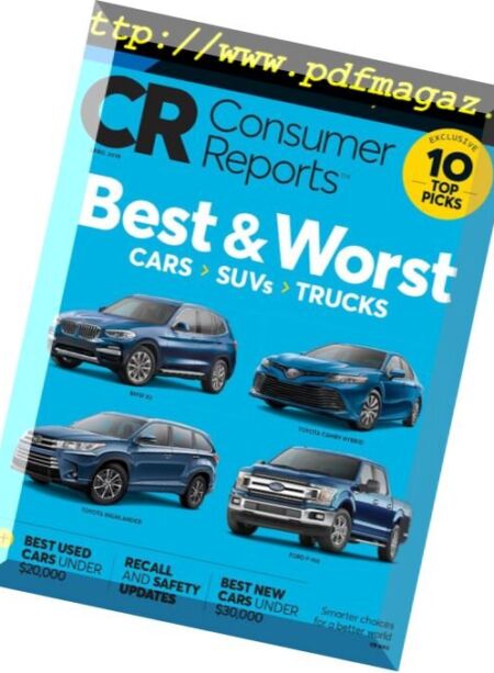 Consumer Reports – April 2018 Cover