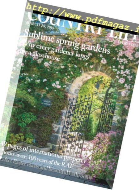 Country Life UK – 29 March 2018 Cover