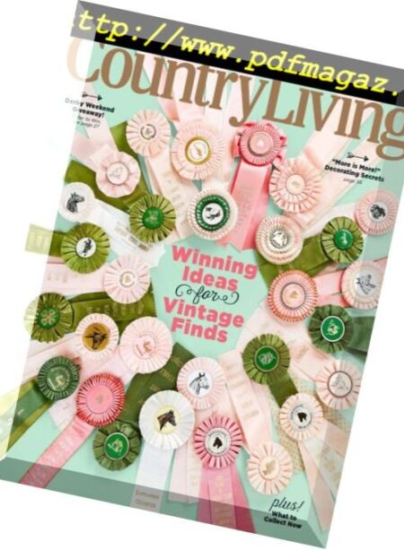 Country Living USA – May 2018 Cover