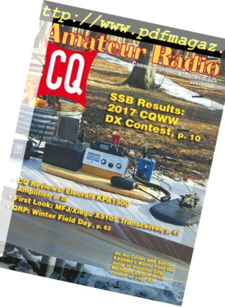 CQ Amateur Radio – April 2018 Cover