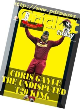 Cricket Today – 25 April 2018