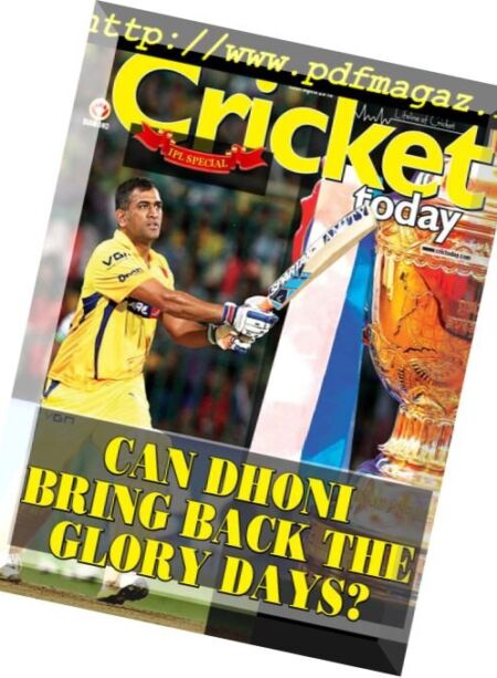 Cricket Today – April 11, 2018 Cover