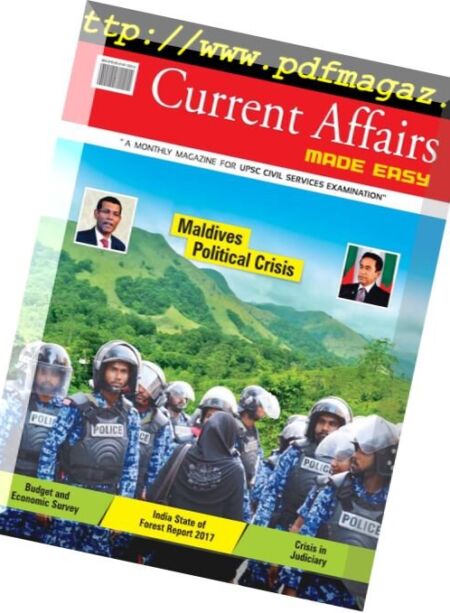 Current Affairs Made Easy – March 2018 Cover
