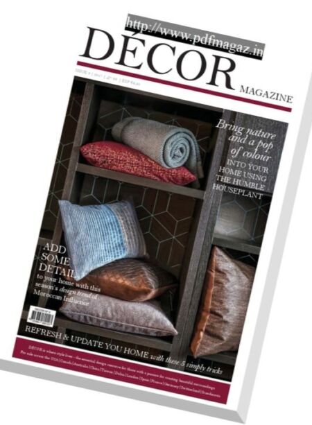 Decor – January 2018 Cover