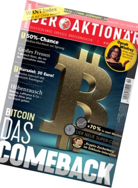 Der Aktionar – 23. Februar 2018 Cover