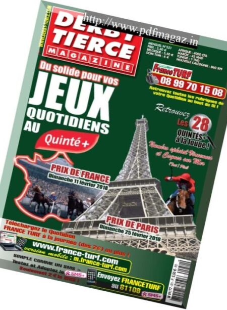 Derby Tierce – 26 janvier 2018 Cover