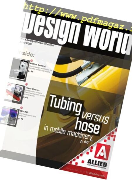 Design World – April 2018 Cover