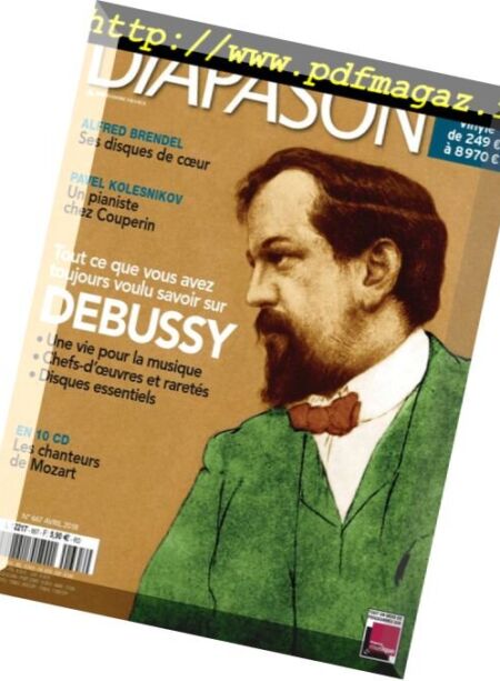 Diapason – avril 2018 Cover