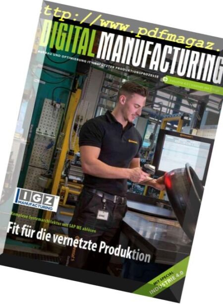 Digital Manufacturing – April 2018 Cover