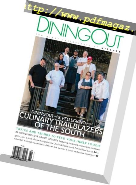 DiningOut Atlanta – April 2018 Cover