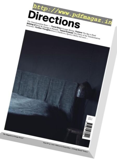 Directions The Magazine by Design Hotels – Issue 14, 2018 Cover