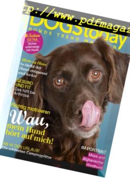 Dogs Today Germany – April-Mai 2018