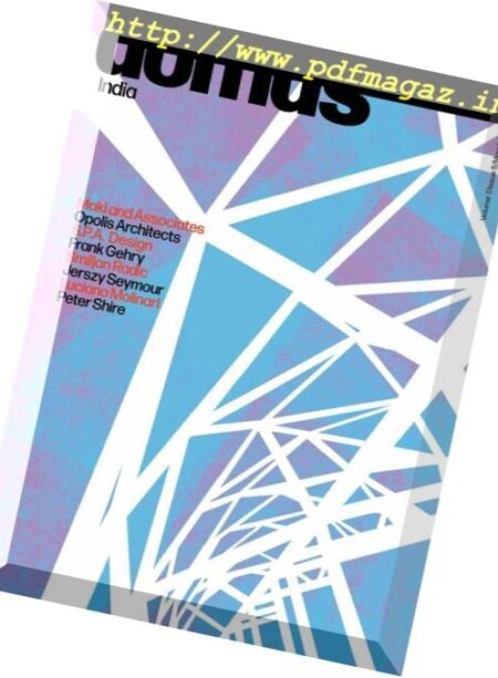 Domus India – March 2018 Cover