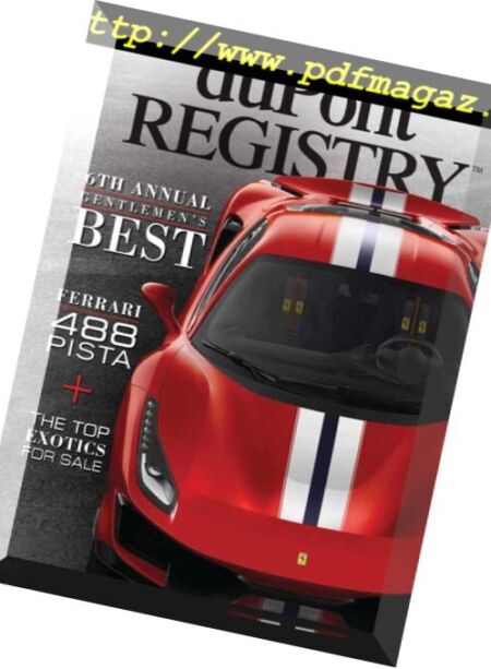 duPont Registry – May 2018 Cover