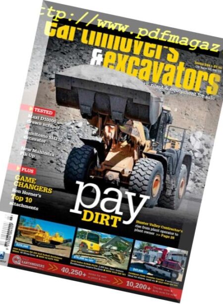 Earthmovers & Excavators – May 2018 Cover