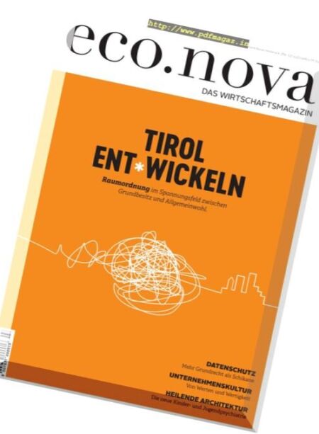 eco.nova – April 2018 Cover