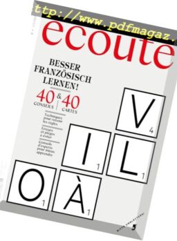 Ecoute – Mai 2018