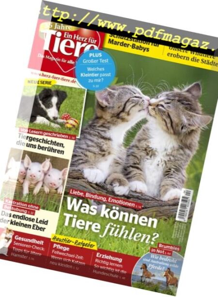 Ein Herz fur Tiere – April 2018 Cover