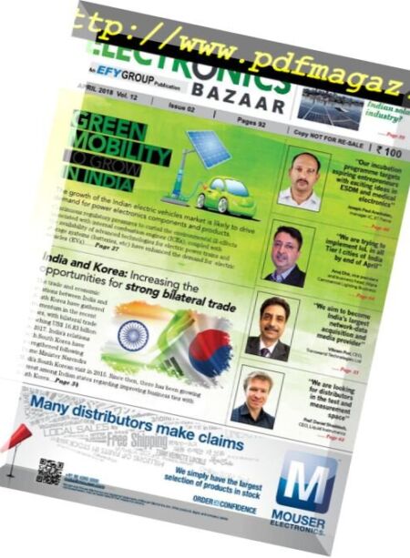 Electronics Bazaar – March 2018 Cover