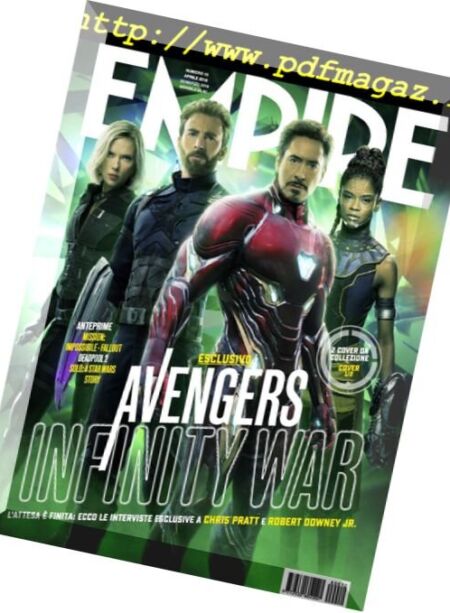 Empire Italia – aprile 2018 Cover