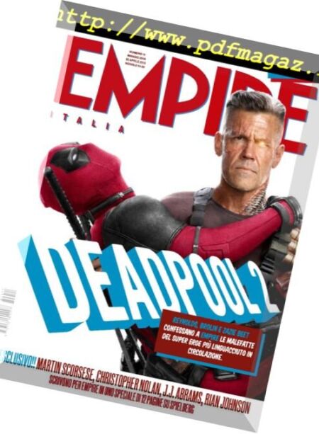 Empire Italia – maggio 2018 Cover