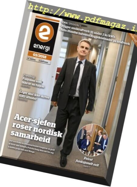 Energi – mars 2018 Cover