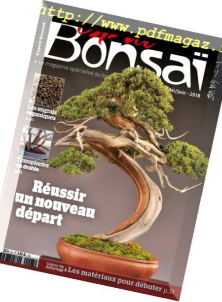 Esprit Bonsai France – mai 2018 Cover