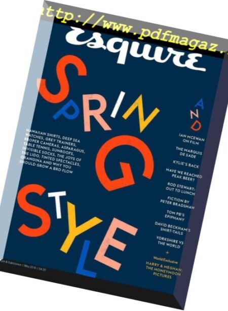 Esquire UK – May 2018 Cover