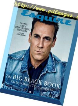 Esquire USA – The Big Black Book – March 2018