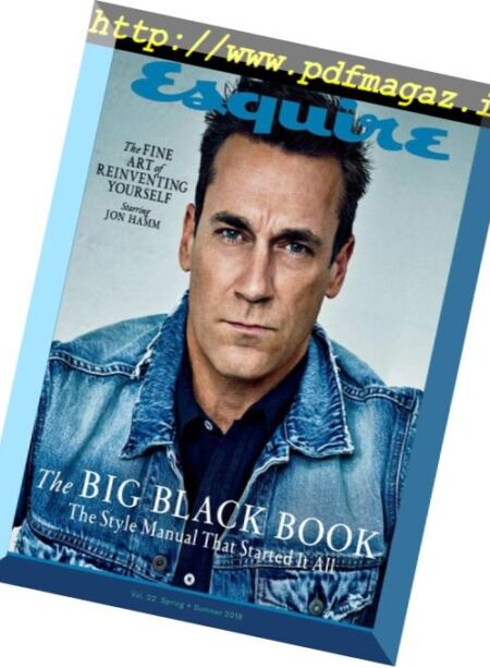 Esquire USA – The Big Black Book – March 2018 Cover