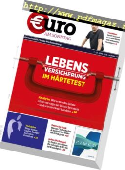 Euro am Sonntag – 8 April 2018