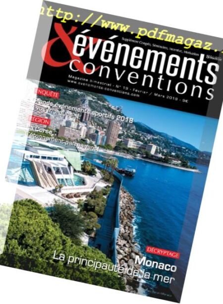 Evenements & Conventions – fevrier-mars 2018 Cover