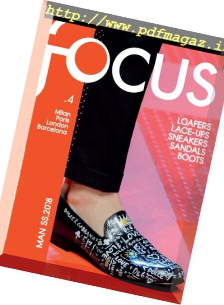 Fashion Focus Man Shoes – March 2018 Cover